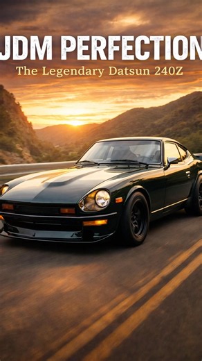 This car proved Japan could make sportscars! #Datsun240Z #FairladyZ #JDM #ClassicJDM #ClassicCars