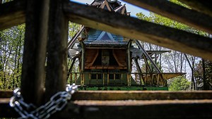 No one seems to know why this 'Shrine' was built in rural Boone