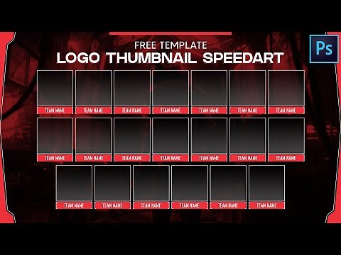 PUBG Mobile Logo Thumbnail - SpeedArt | Free Templates | #BGMI #Esports