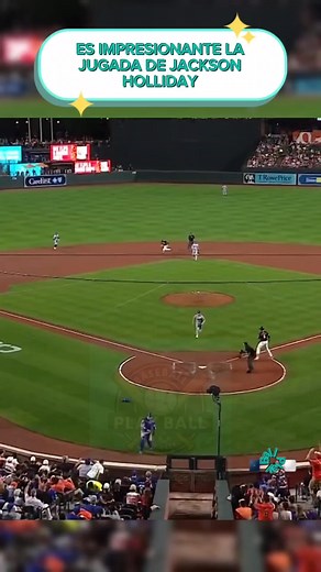 18K views · 190 reactions | Que jugáda de Jackson Holliday ⚾ #baseball #MLB #MLBB #mlbbhighlights #beisbol | Play Ball | Facebook