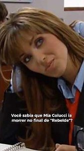 Mía Colucci ia morrer em REBELDE? 😱