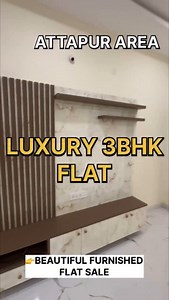 CONTACT-7702321115 / 9963477477 FURNISHED 3BHK Flats for Sale|| PRICE REDUCED || ATTAPUR AREA|| 1800 SFT|| At HUDA Layout Janachaitanya Phase-2, Golden Heights, PVNR PILLAR NO.213, Attapur. About 1 K from main road. •3BHK Luxurious Flats For Sale with Ceramic Flooring. •G 5 Building •Plot Area 400 Sqyds •HUDA Layout. •40ft Wide Road •2 Flats Each Floor •Spacious Parking •OTIS LIFT •Solar Electric Fencing •Water Softner •1 inch Manjeera Water. •Watchman Quarters. •30KV Backup Generator. •Inverter