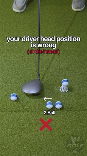Your Driver Head Position Is WRONG! 😳 Fix This NOW ⛳ #golf #golfswing #golfdriver