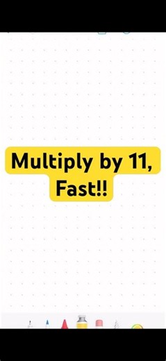 A quick way to multiply by 11
