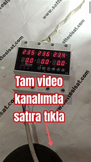 Rcv05 Trifaze Koruma Cihazı Neden Durduk Yere Elektriği Keser? #rcv05 #rcon