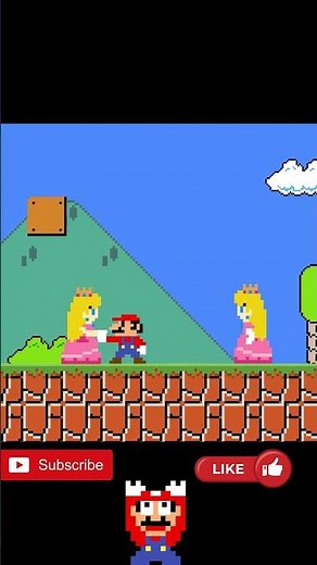 Bowser impersonating Peach