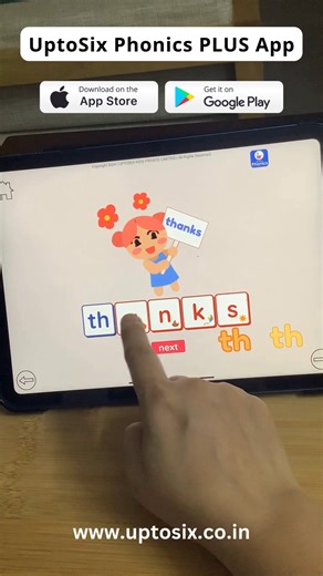 10K views · 131 reactions | UptoSix Phonics PLUS App. Is your child...