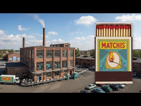 Inside a Matchstick Factory – Old School Process (Full Production)