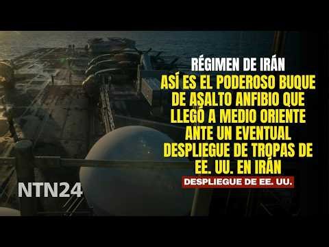 This is the amphibious ship that arrived in the Middle East ahead of a possible US troop deployme...