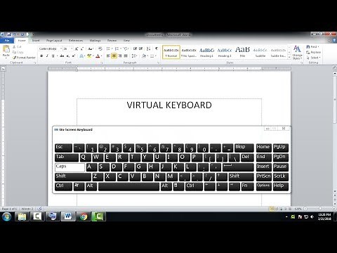 Cara Menampilkan Keyboard di Layar Monitor Atau Laptop Virtual Keyboard
