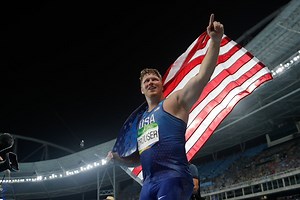 WATCH: Olympian Ryan Crouser sets all-time shot put record at Simplot Games - East Idaho News
