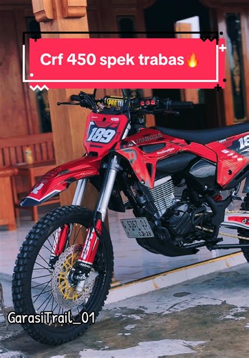 Spek Trabas CRF 450 untuk Kak Annisa di Banjar