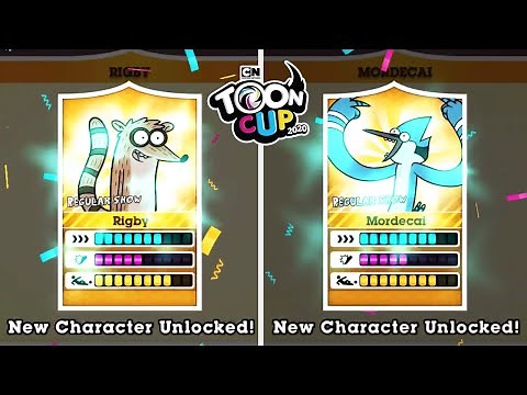 Toon Cup - Football Game - New players Mordecai and Rigby from Regular Show
