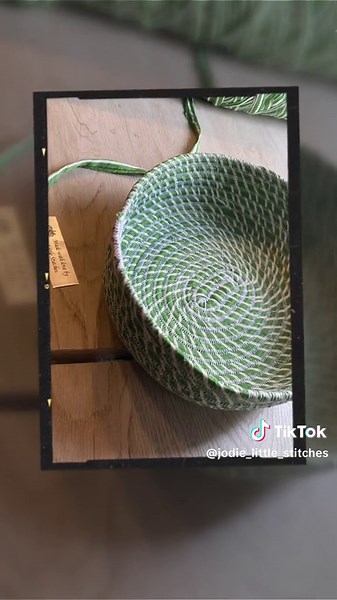 Made a fabric bowl. #jodielittlestitches