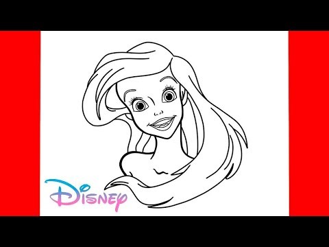 Cum se Deseneaza ARIEL 👸 Printesa Disney din Desene Animate | Desen Usor
