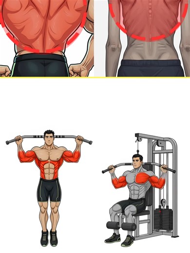 Build Wider Lats with Pull-Ups and Lat Pulldowns