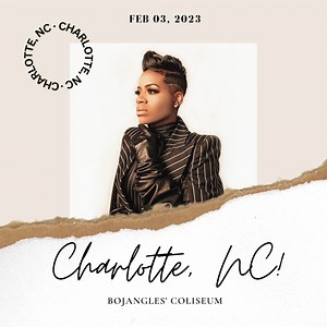 Hey Charlotte, NC! See you this Friday at Bojangles' Coliseum ✨ Tickets info 👉🏾 https://zcu.io/ACya 💜 | Fantasia