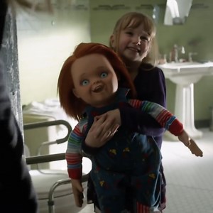Chucky takes a bathroom break to make sure he meets Alice as soon as possible... | Chucky