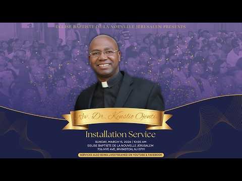 EBNJ Sunday Service | Senior Pastor Installation Ceremony | March 15, 2026 @ 10:00AM