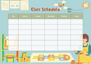 Class Schedule - Make Your Class More Fun - Etsy
