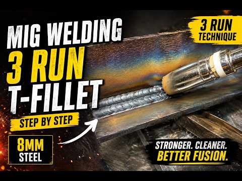 Perfect Weld or Hidden Disaster? 3-Run MIG Fillet Weld Tested