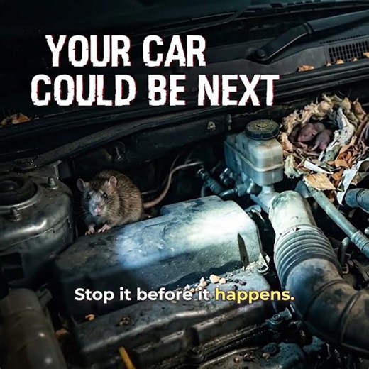 YOUR CAR COULD BE NEXT ⚠️ Rats Don’t Spare Anyone! #ratalert #carcat #carowners