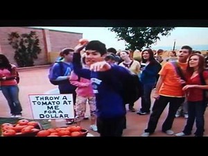 Zoey 101: Logan Gets Cut Off clip: People throwing tomatoes at Logan