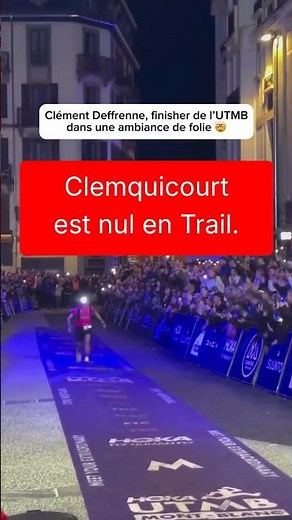Clem qui court est nul en trail.\n\nEnfin pas nul (d'ailleurs bien meilleur que moi...), mais claireme