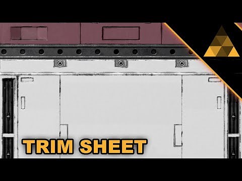 How to Create Trim Sheet - 3Ds Max and Substance Painter - Sci Fi 3D Environment Part 1