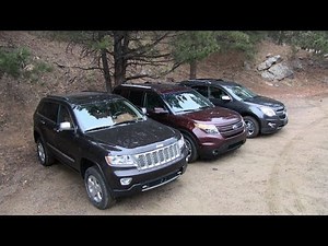 2013 Chevy Equinox v Ford Explorer v Jeep Grand Cherokee Off-Road Mashup AWD Tech Review
