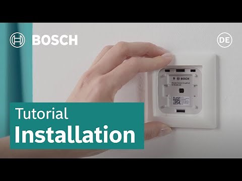 Installation: Rollladensteuerung | Bosch Smart Home