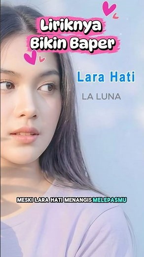 Lara Hati — Cover Full Song (La Luna) Versi Pelan & Bikin Baper #larahati #laluna #coverlagu