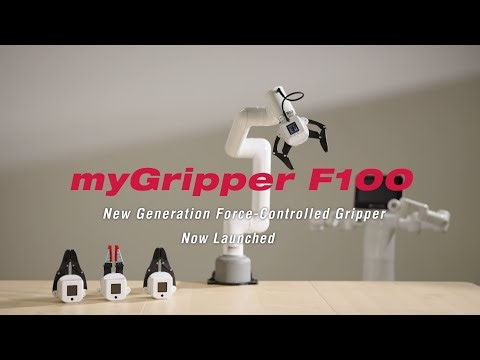 myGripper F100 | Versatile Force-Controlled Gripper for Precise Control and Flexible Grasping