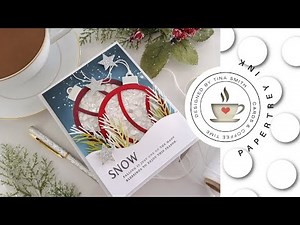 YES! An Easy Double Shaker Card | Christmas Shakers from Papertrey Ink | DIY Card by Tina Smith