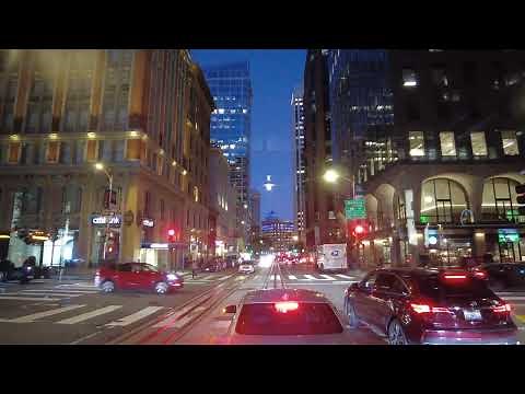 [4K] CABLE CAR SCENIC RIDE, SAN FRANCISCO, CALIFORNIA, USA