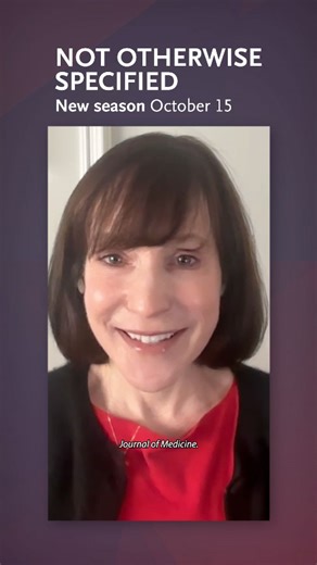 11K views · 38 reactions | NEJM National Correspondent Lisa Rosenbaum, MD, shares a preview of season 3 of the “Not Otherwise Specified” podcast premiering October 15. Listen to past episodes and subscribe to the podcast: https://nej.md/NOS | The New England Journal of Medicine | Facebook