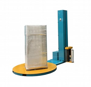 [Hot Item] Newdesign, Newtech Stretch Film Wrapping Machine for Pallet Packaging Machine with PLC and Ramp