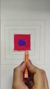 🎨Colourful square from Oil pastel 💜❤️🧡💙💛#art #shorts #diy #oilpastel #oilpasteldrawing #artandcraft