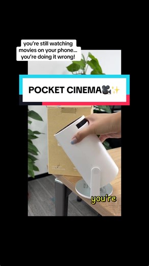 Stop watching on a small screen 4K Mini Projector WiFi   Bluetooth ✅ Cinema at home 🍿 40% OFF – Limited time 🕰️ #miniprojector #TikTokMadeMeBuyIt #ttshop #tiktokshop #GadgetGoals