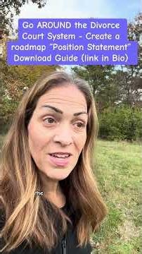 Go Around Divorce Court: Build a Position Statement & Settle Faster #shorts