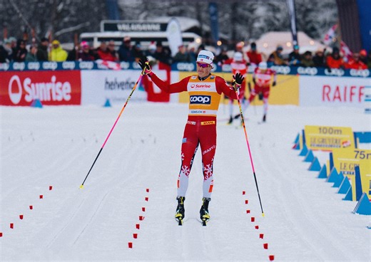 Klaebo leads Norwegian clean sweep in Goms Mass Start