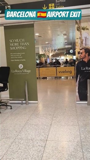 Barcelona Airport Exit #nelsonmandelaquotes