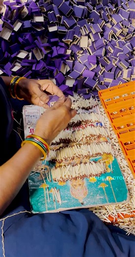 Hard Work Behind Every Matchsticks #fireworks #matchstick #asmr #shorts