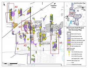 Galleon Gold Initiates Soil Sampling Program at West Cache Gold Project