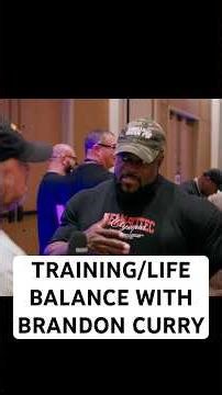 Brandon Curry talks about balancing his responsibilities as a father with his training.