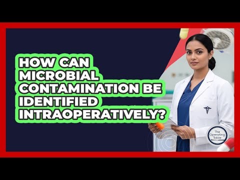 How Can Microbial Contamination Be Identified Intraoperatively?