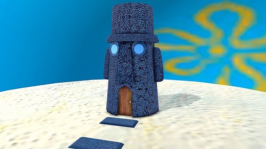 Squidward's House (Spongebob - Download Free 3D model by Yanez Designs (@Yanez-Designs)