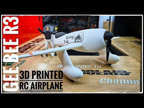 Building the GEE BEE R3 Mini: Full 3D Printed RC Airplane | Scratch Build with Bambu Lab Aero