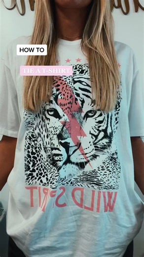 Unique Way to Tie Your T-Shirt without Rubber Band or Hair Tie