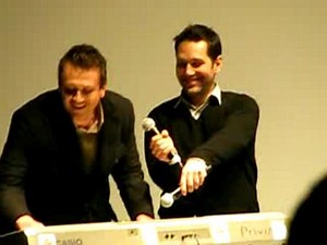 Jason Segel And Paul Rudd Perform "Dracula's Lament" Live